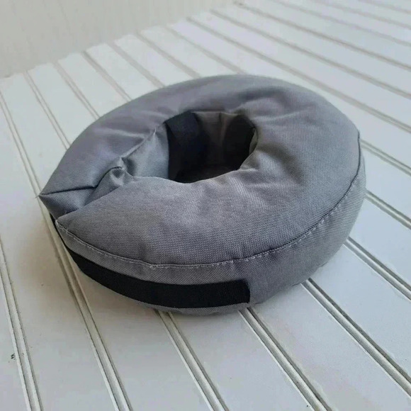 ZenPet Comfortable Recovery Collar for Dogs & Cats Inflatable Small Gray - Picture 10 of 14